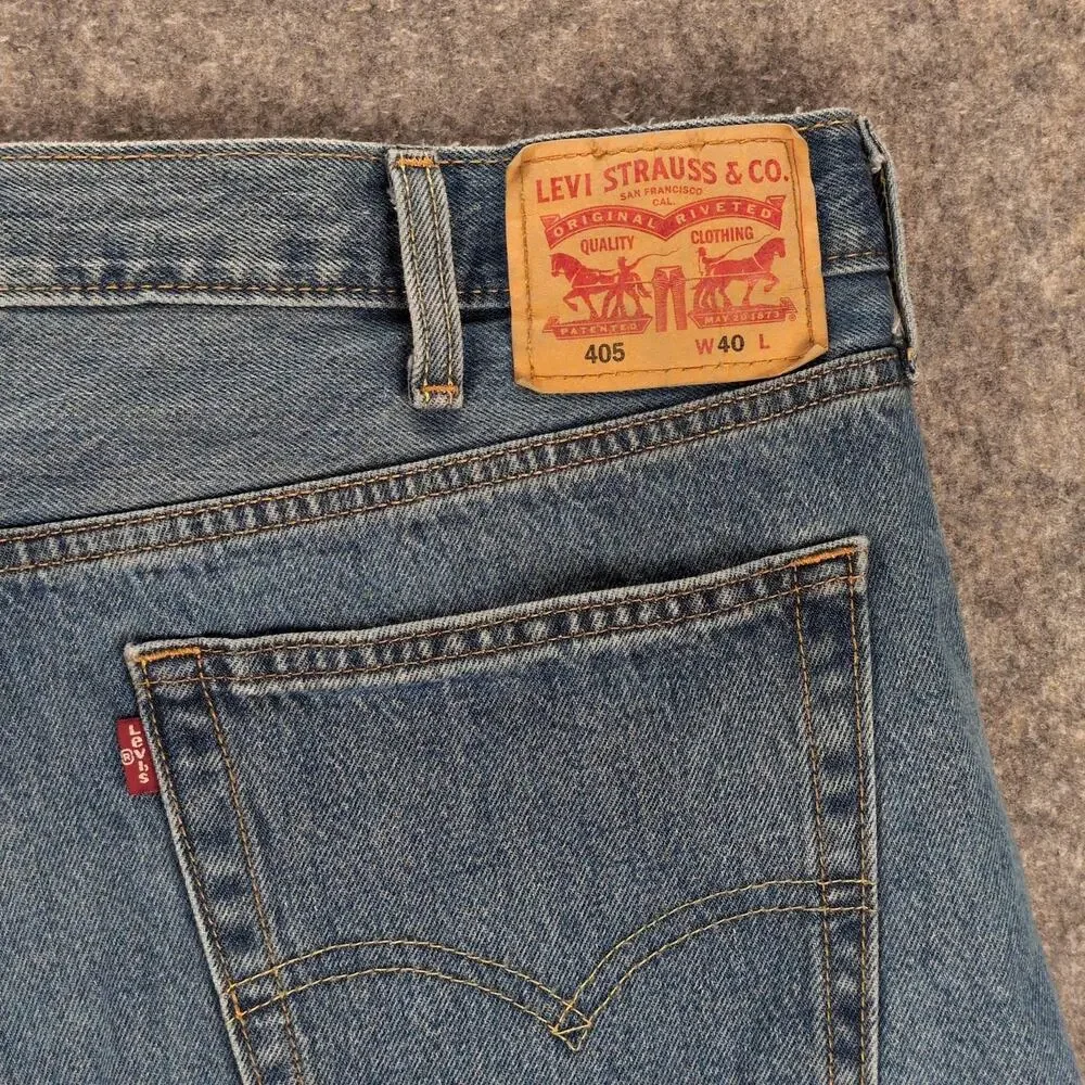 Levis Shorts Mens 40 Blue 405 10